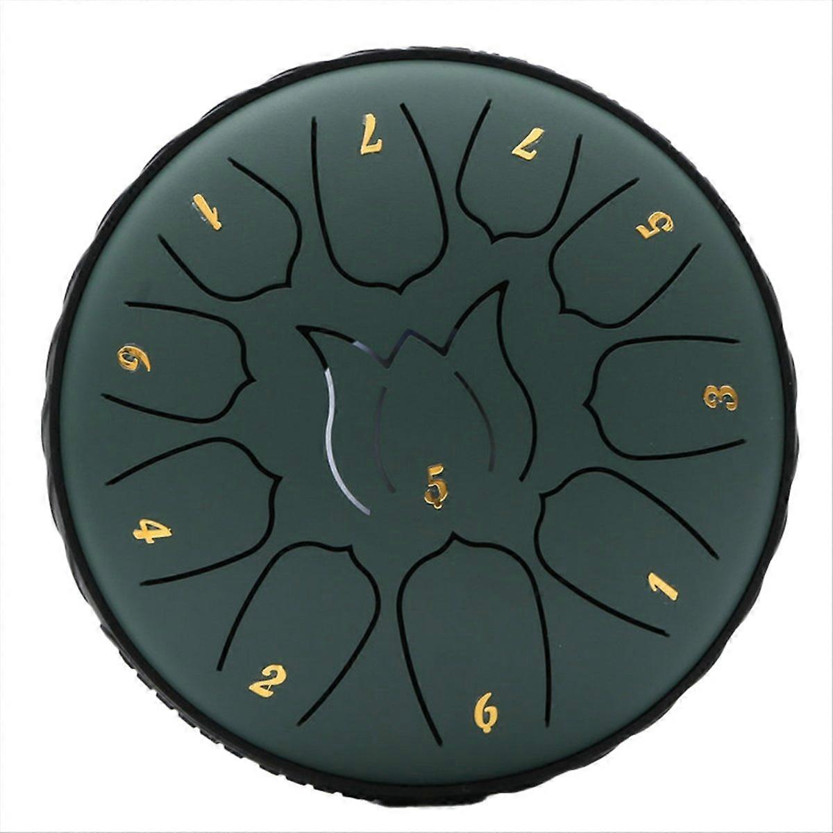 tambor de chuva de 6 polegadas e 11 tons para jardim ao ar livre, D