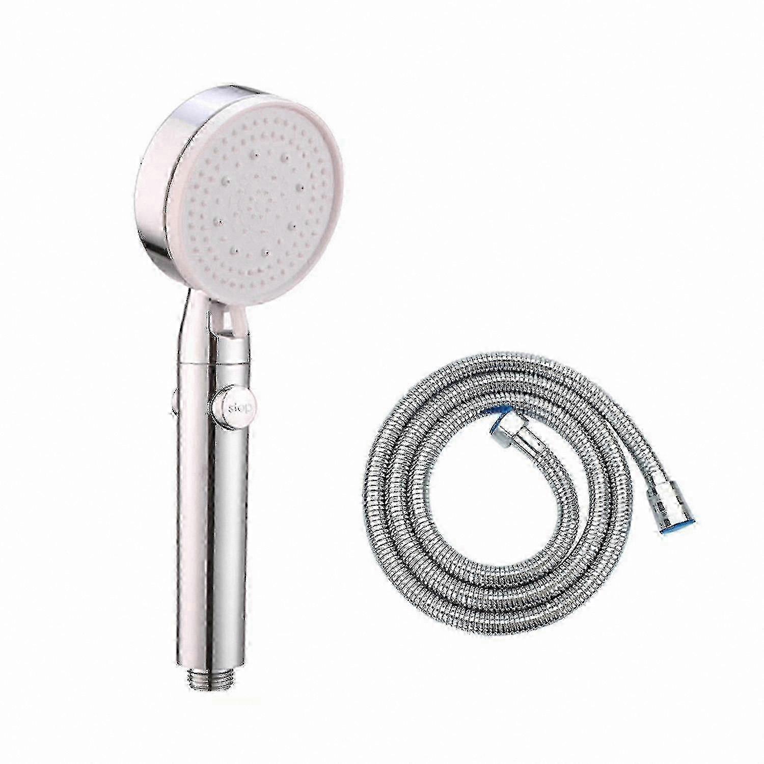 Handheld Shower Head with 5 Spray Settings and On/Off Control for High Pressure Bathing Experience