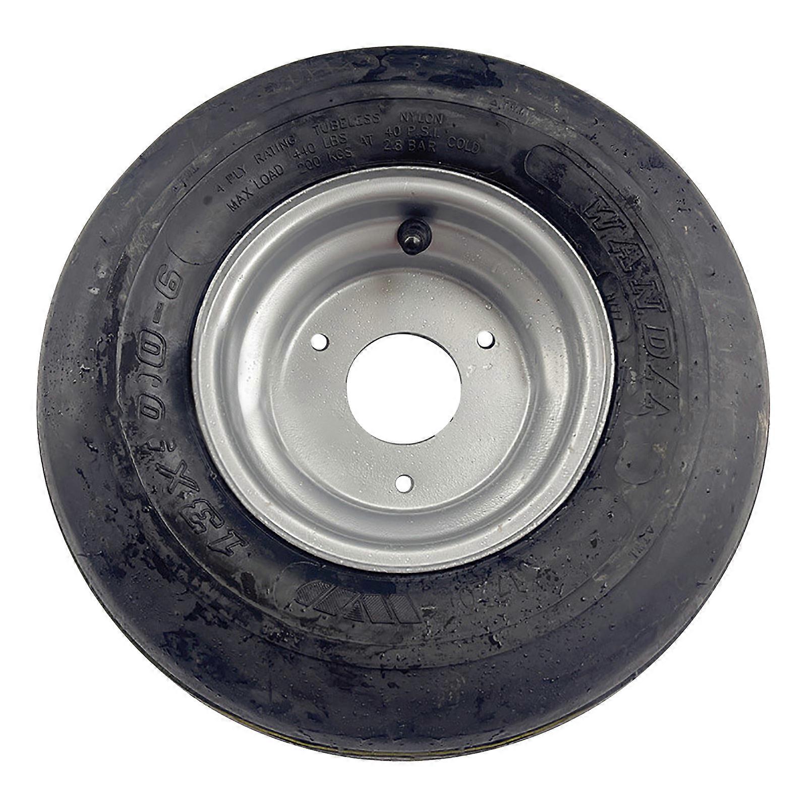 Tall Execution 13X5.00 6 ATV Tire Set Multiple Terrain Adaptability 30% Increased Power Transfer Efficiency Multicolor