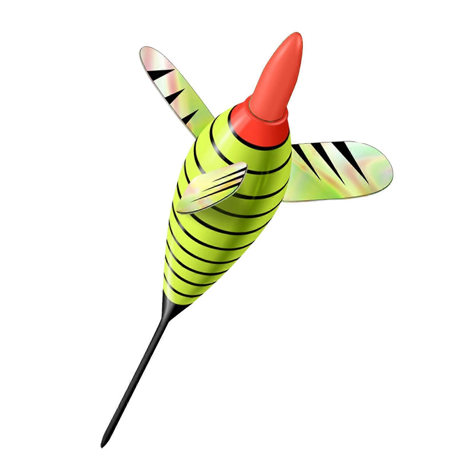 Advanced Glows in Dark Fishing Float Spirals Stabilized with LED Lighting Durability Materials for Lake Sea Use  Red