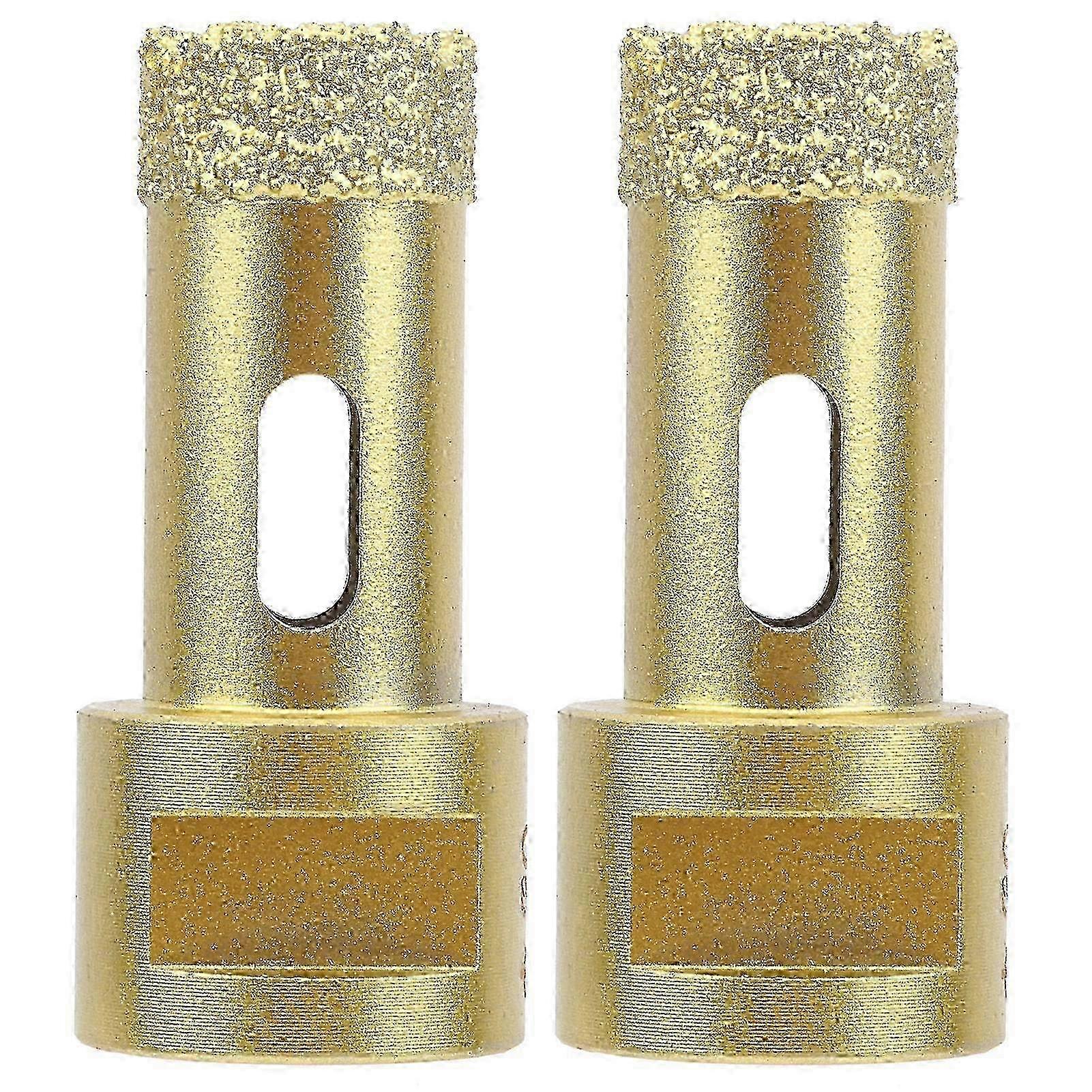 Improved Diamond Hole Saw Opener Set for Drilling Marble & Concrete with M14 20mm Drill Bits, 2Pcs Set