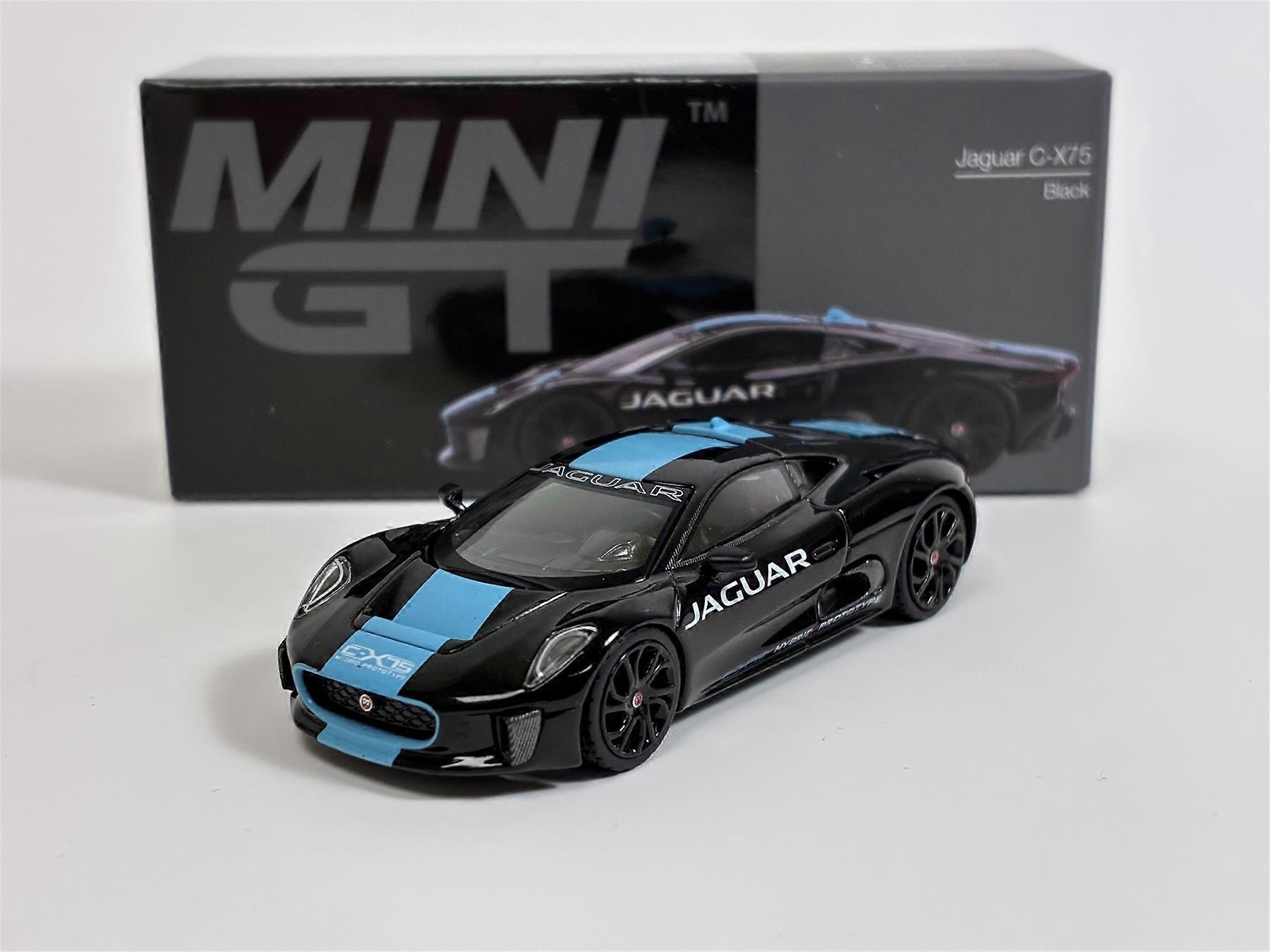 Jaguar C-X75 Black LHD 1:64 Scale Mini GT MGT01070L