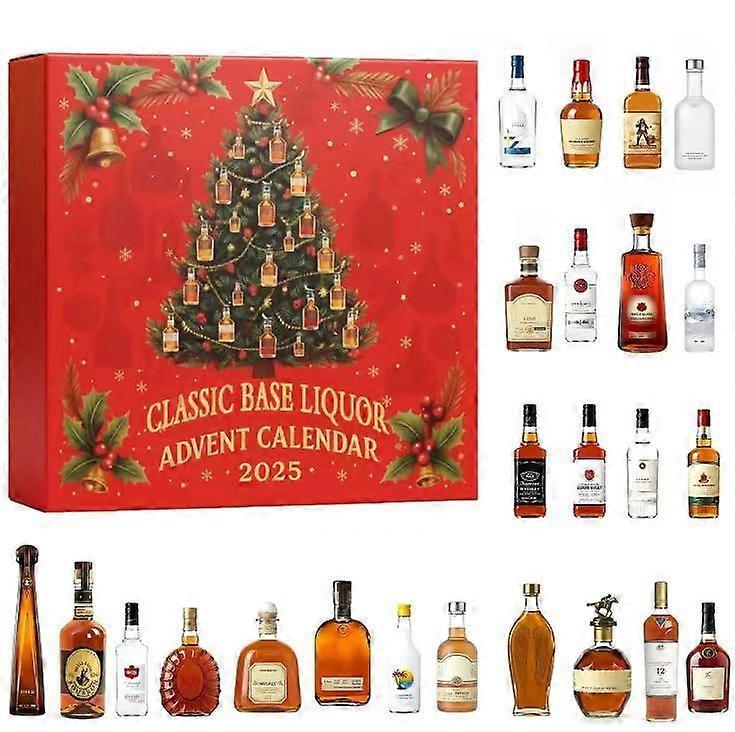 2025 Classic Base Spirits Advent Calendar Blind Box Χριστουγεννιάτικο Δέντρο Διακόσμηση Ακρυλικό Στολίδι