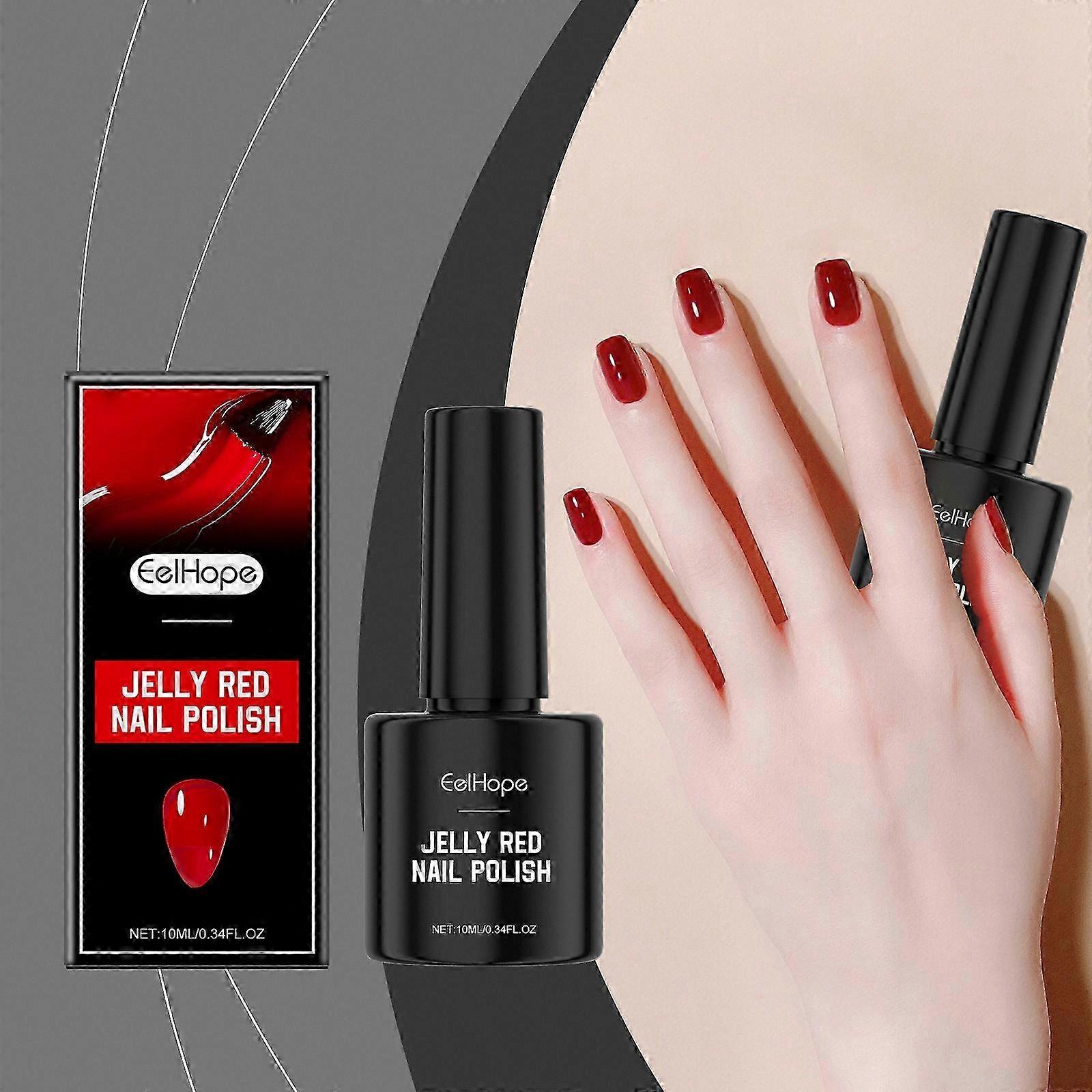 Vibrant Red Nail Polish, 10ml, High Pigmentation, Smooth Application, Fast Drying Formula