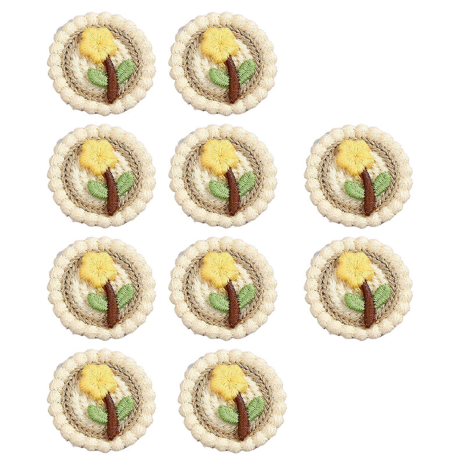 Unique Embroidery Patches Luxurious Embroidery Patches Personality Appliques for Garment Accessories Crafting Projects Multicolor