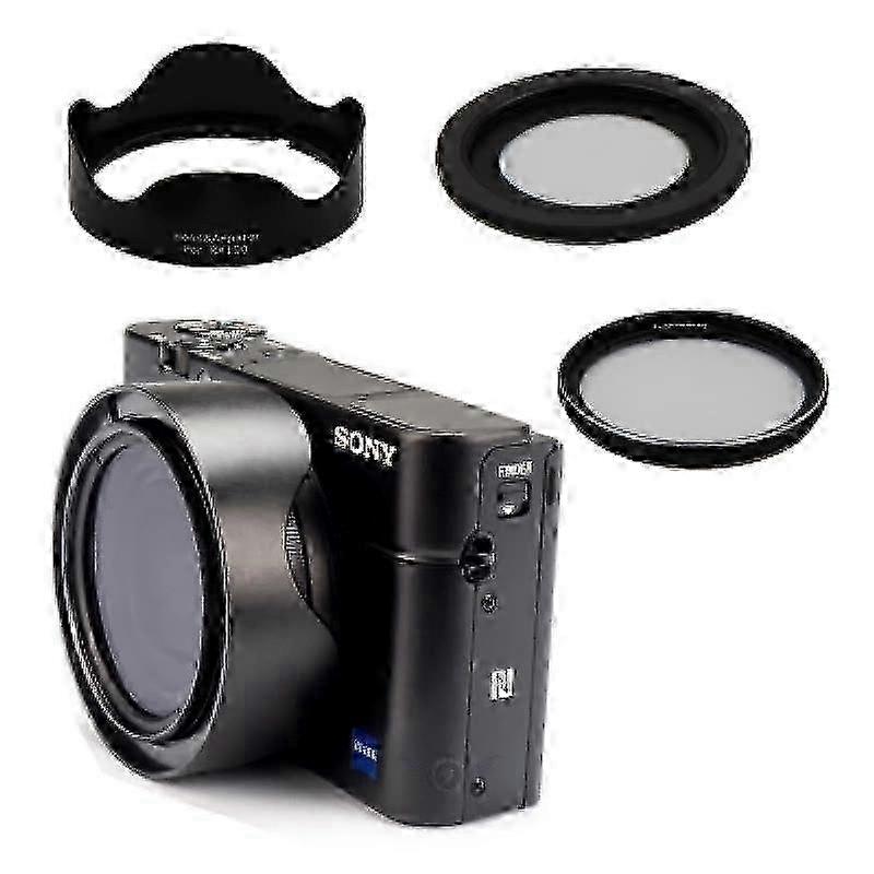For Sony Rx100 M2 M3 Rx100 M7 Rx100m5 Rx100m6 Dsc-rx100vi Rx100v Rx100vii Qx100 Lens Camera 46mm Uvaluminum Filter Adapter Ring