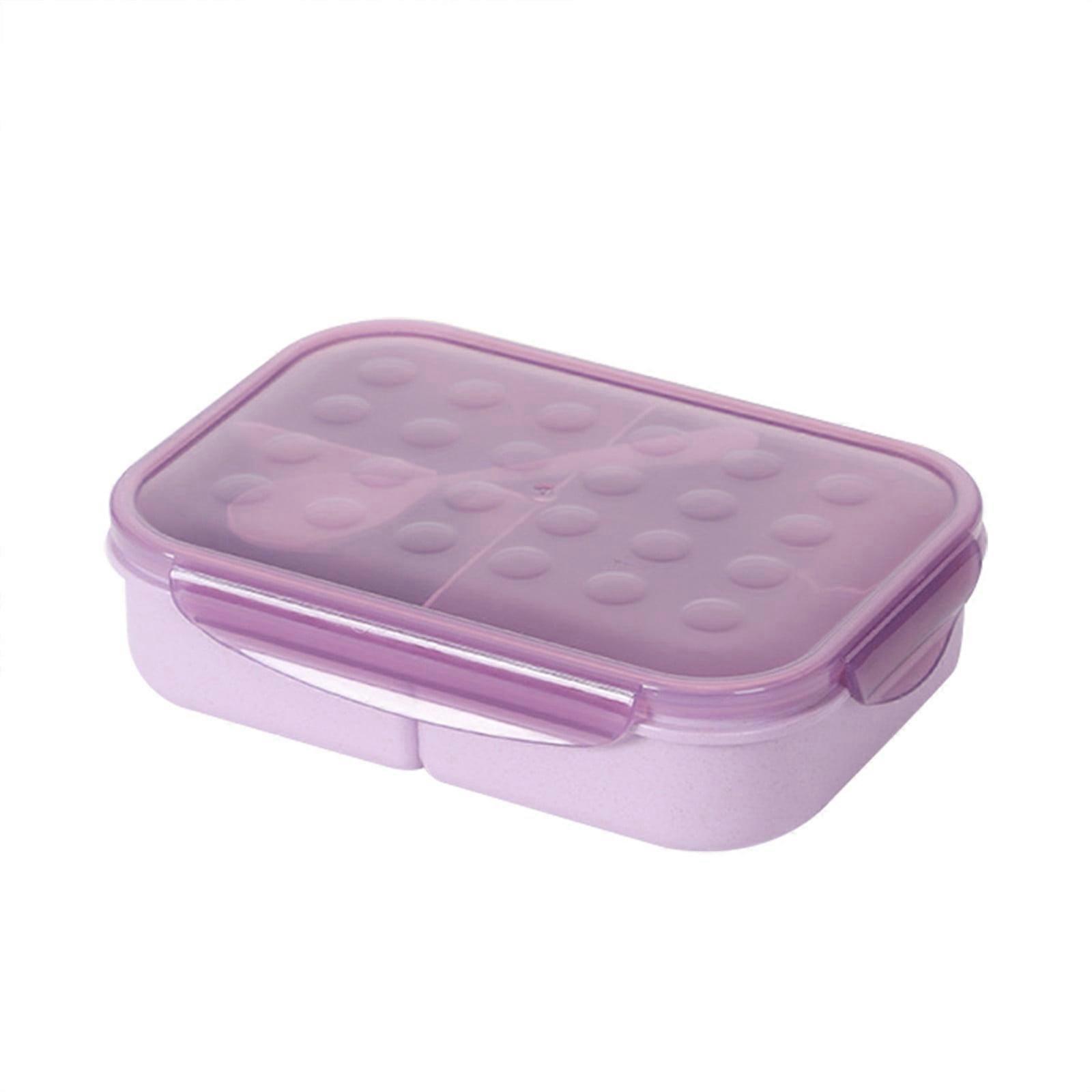 maxiaoxia 1150ML Plastic Lunch Box Compatible with Microwave Oven, Sealed Thermal Insulation Bento Box with Tableware, Reusable for School, Work