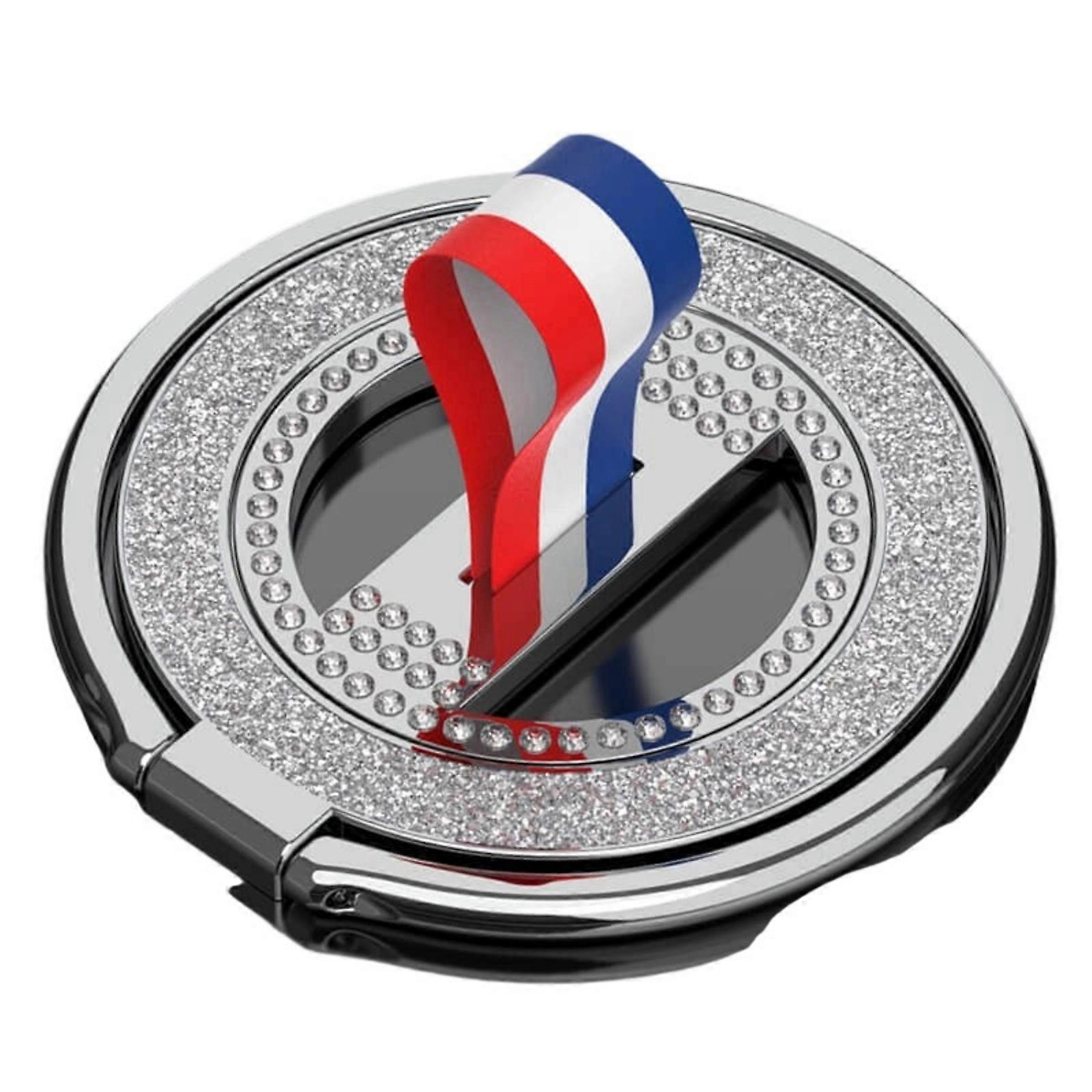 360 Rotating Magnetic Phone Mount with Dazzling Design Grip Foldable Design and Metal Construction Universal Multicolor