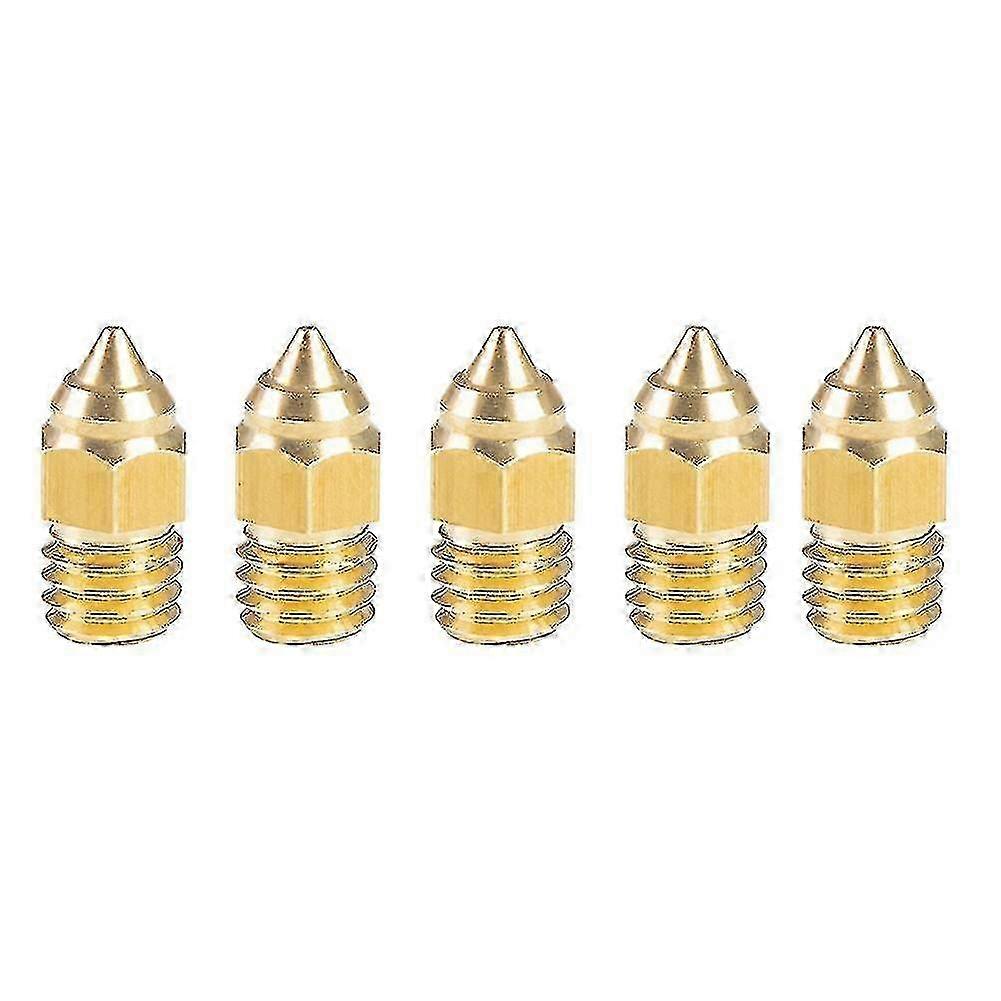 5pcs Creality CR-6 SE 0.4mm Nozzles for Smooth 3D Printing Experience