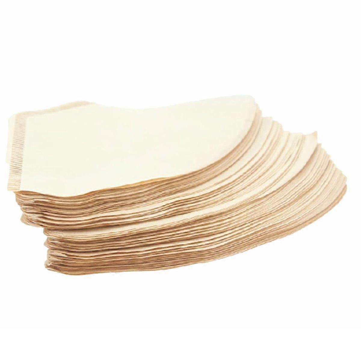 300Pcs Unbleached Coffee Filter Paper Safe Odorless High Grade Filters for Machines for Coffee Lover