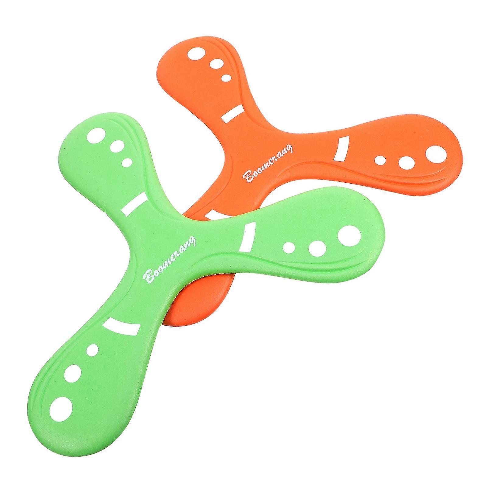2 قطع بوميرانج عودة بوميرانج مثلث بوميرانج لينة بوميرانج في الهواء الطلق للأطفال الكبار