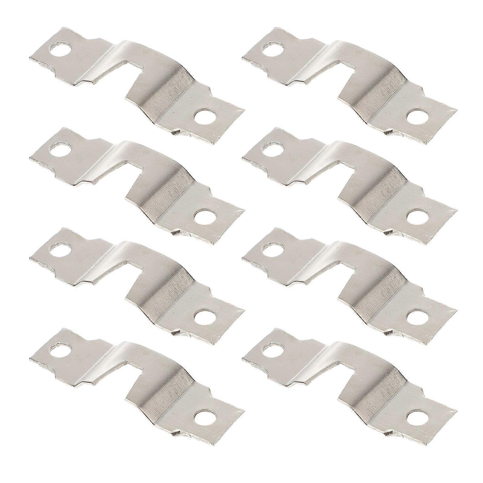 Silver Photo Frame Hangers for Hanging 100Pcs Double Hole Hooks