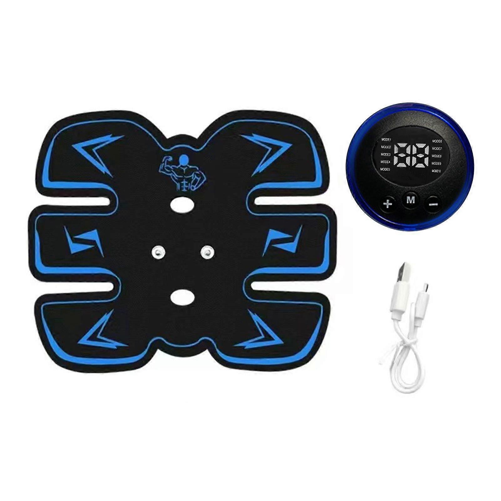 Jikaix Stimulator Muscle Toner with Remote Control 10 Modes Adjustable Easy to Use Rechargeable EMS Muscle Stimulator Massage Machine