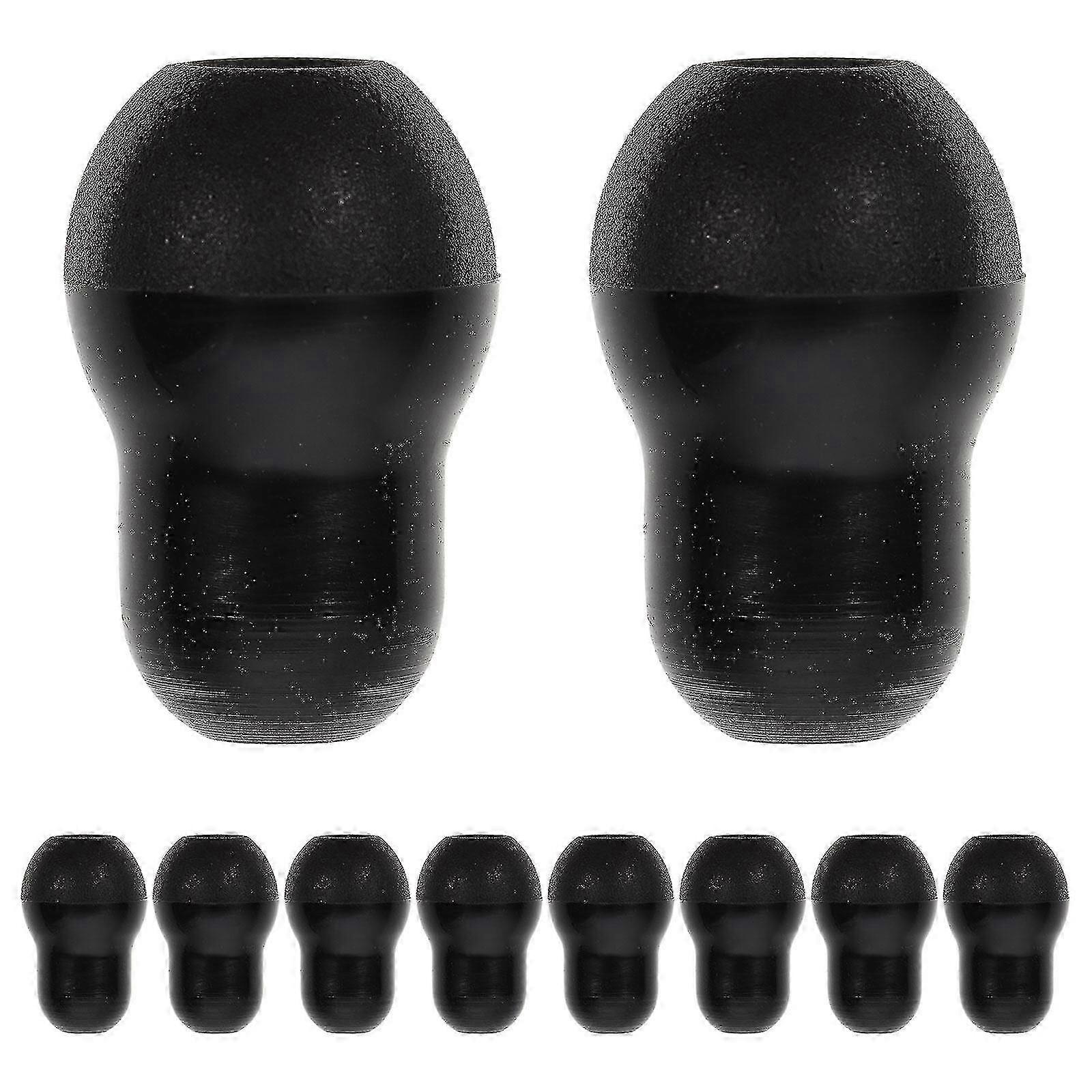 10-Piece Soft Silicone Earplugs for Stethoscope - Universal Replacement with Good Sealing
