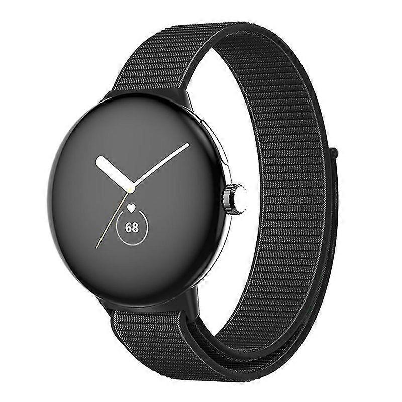 Luxora Elastic Nylon Braided Loop Band Replacement Adjustable Watch Strap For Google Pixel Watch Band