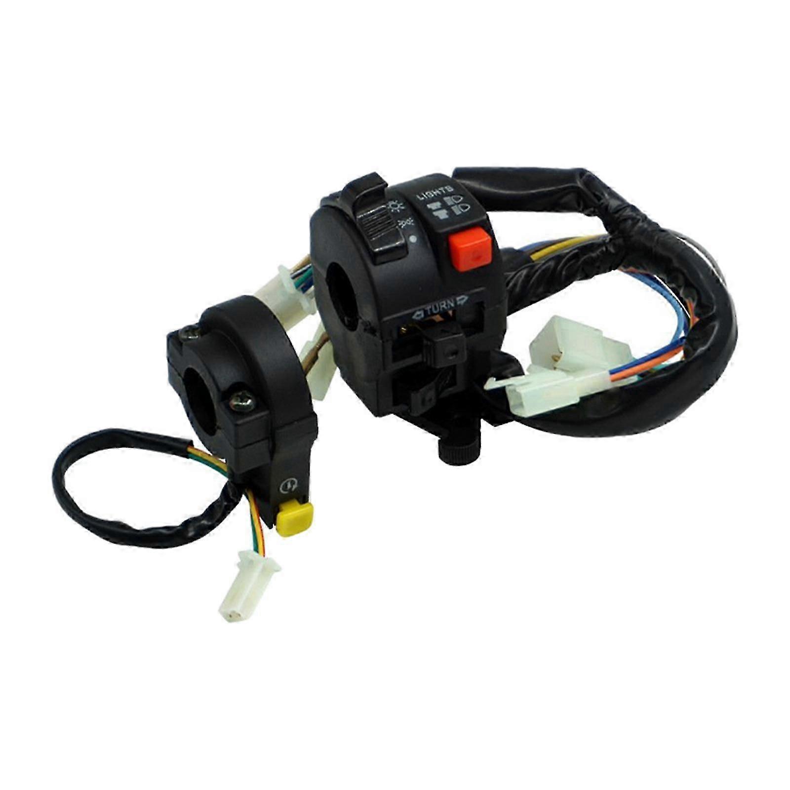 2Pcs Handlebar Control Switch Left and Right for Ignition Stop Switch