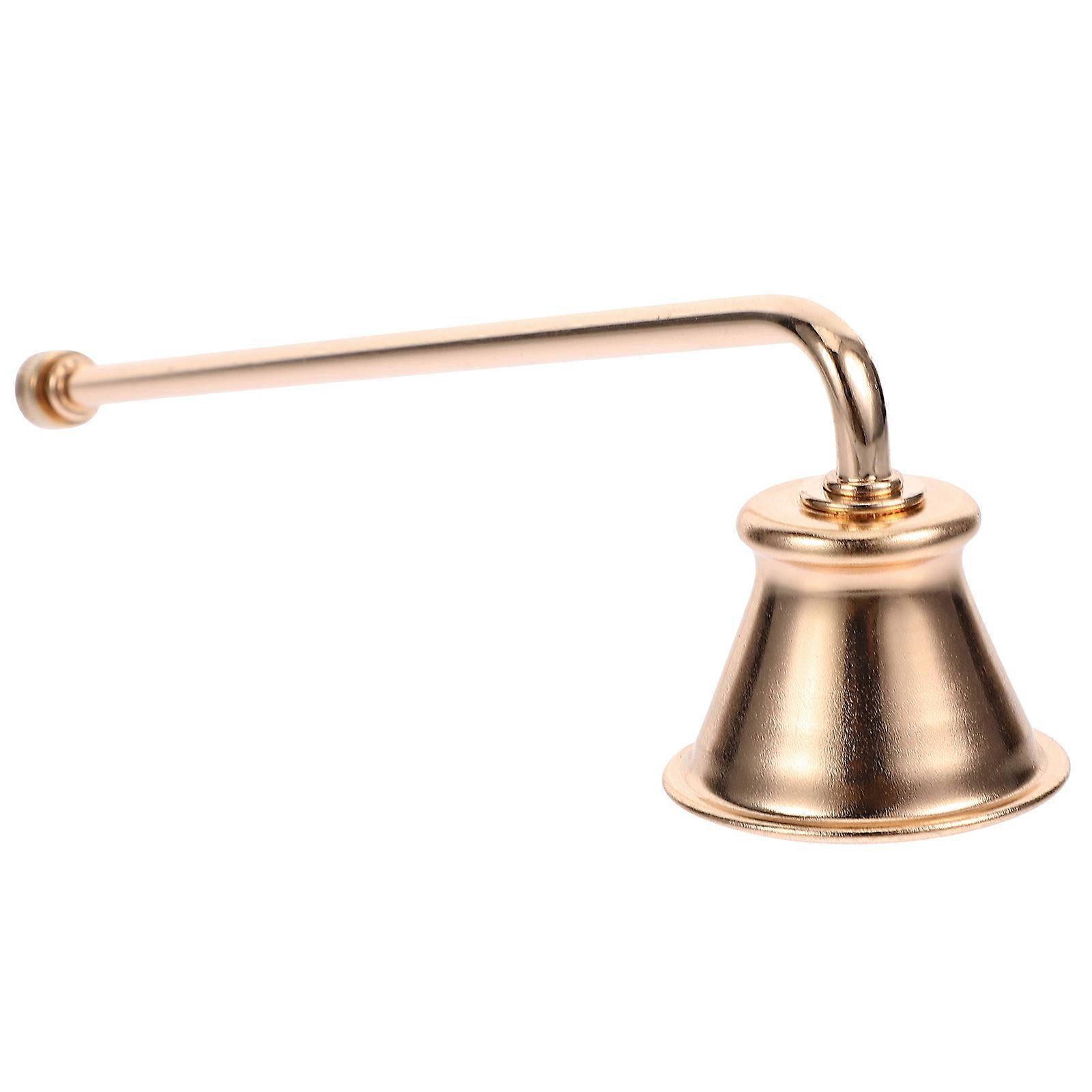 Fire Extinguishers Candle Snuffer Golden Long Handle Extinguish Candle Tool 1Set