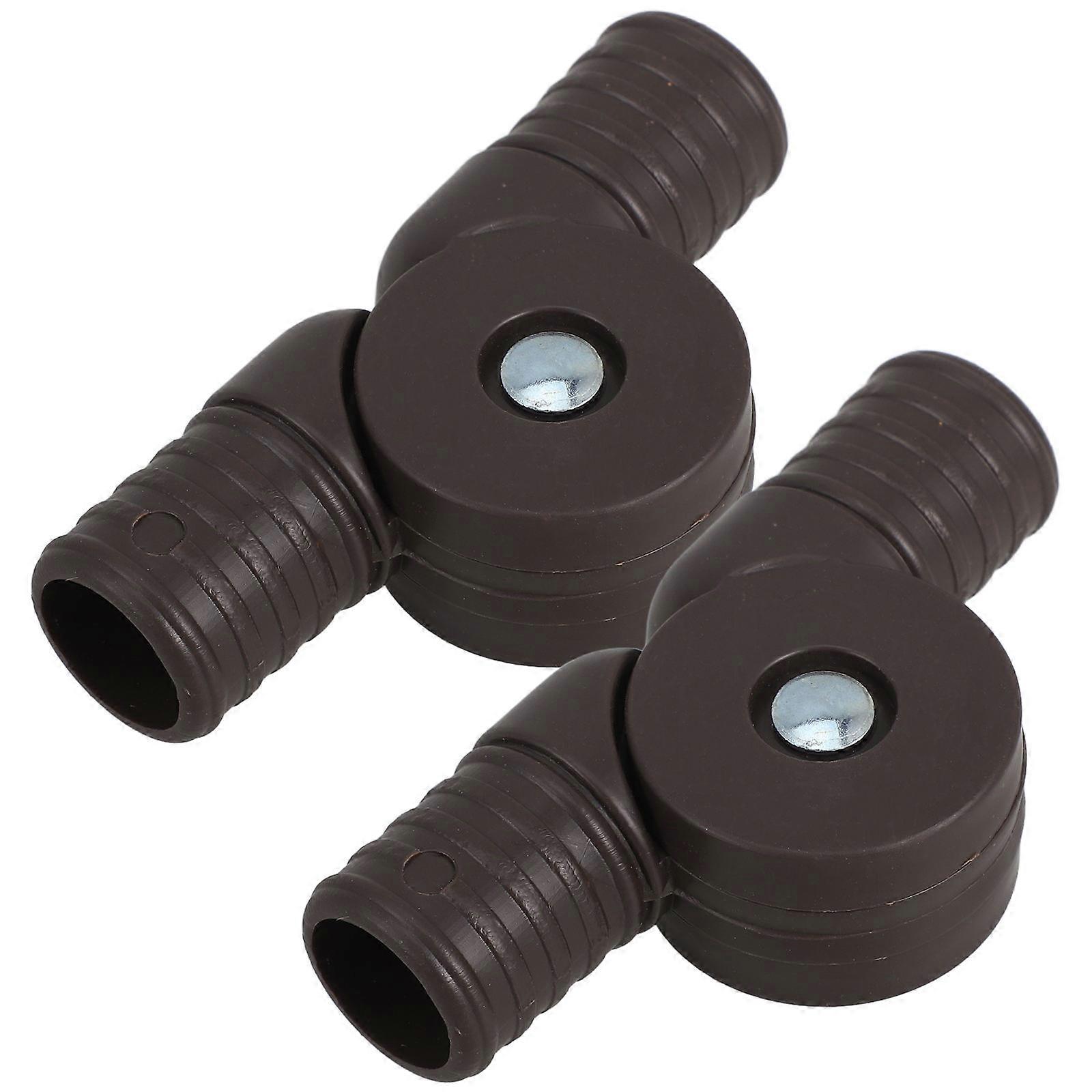 Lounge Chair Connector Round Mouth Rattan Buckle Adapter with 1Pair