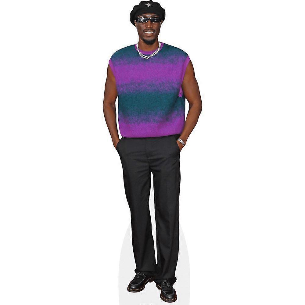 Abdul-Yussuf Oshilaja (Sleeveless Top) Cardboard Cutout (lifesize OR mini size). Standee. Stand Up.