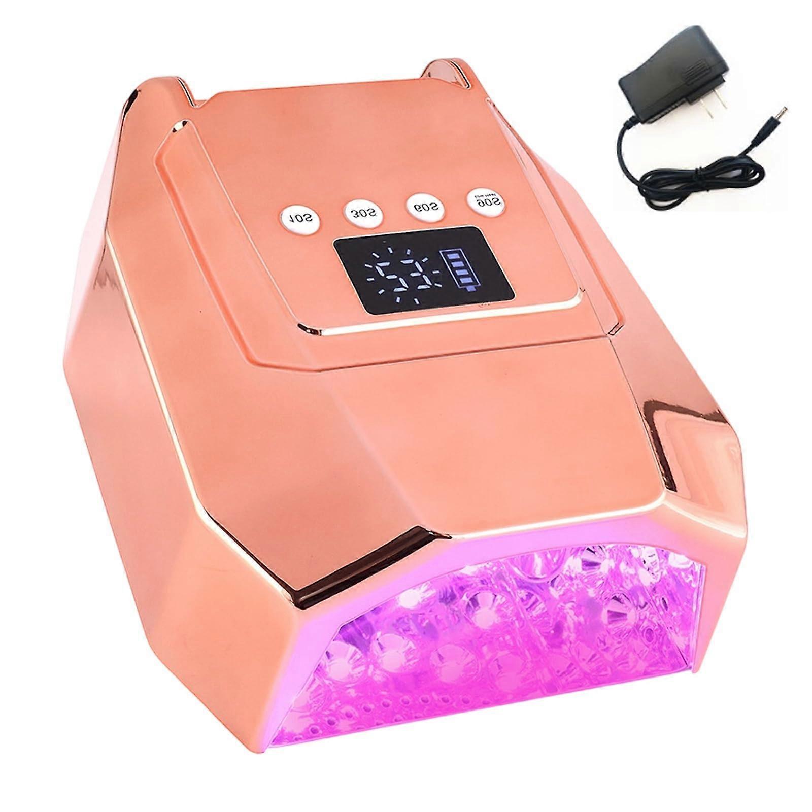98W Professional LED Nail Lamp Gel Nail Dryer with LCD Display and 4 Timer Settings