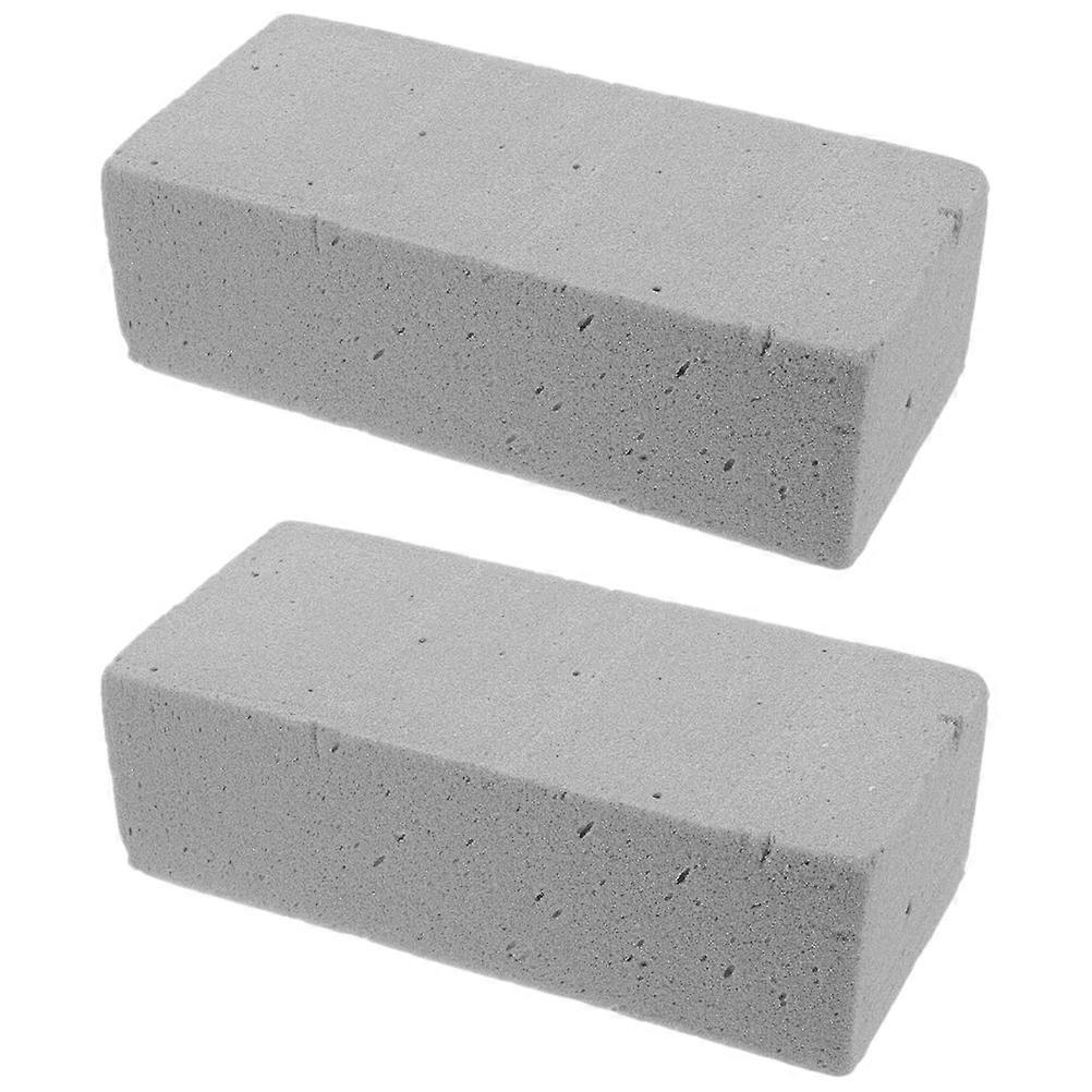 Foam Blocks Floral Insert for Flower 2Pcs Grey Foam for Arrangements