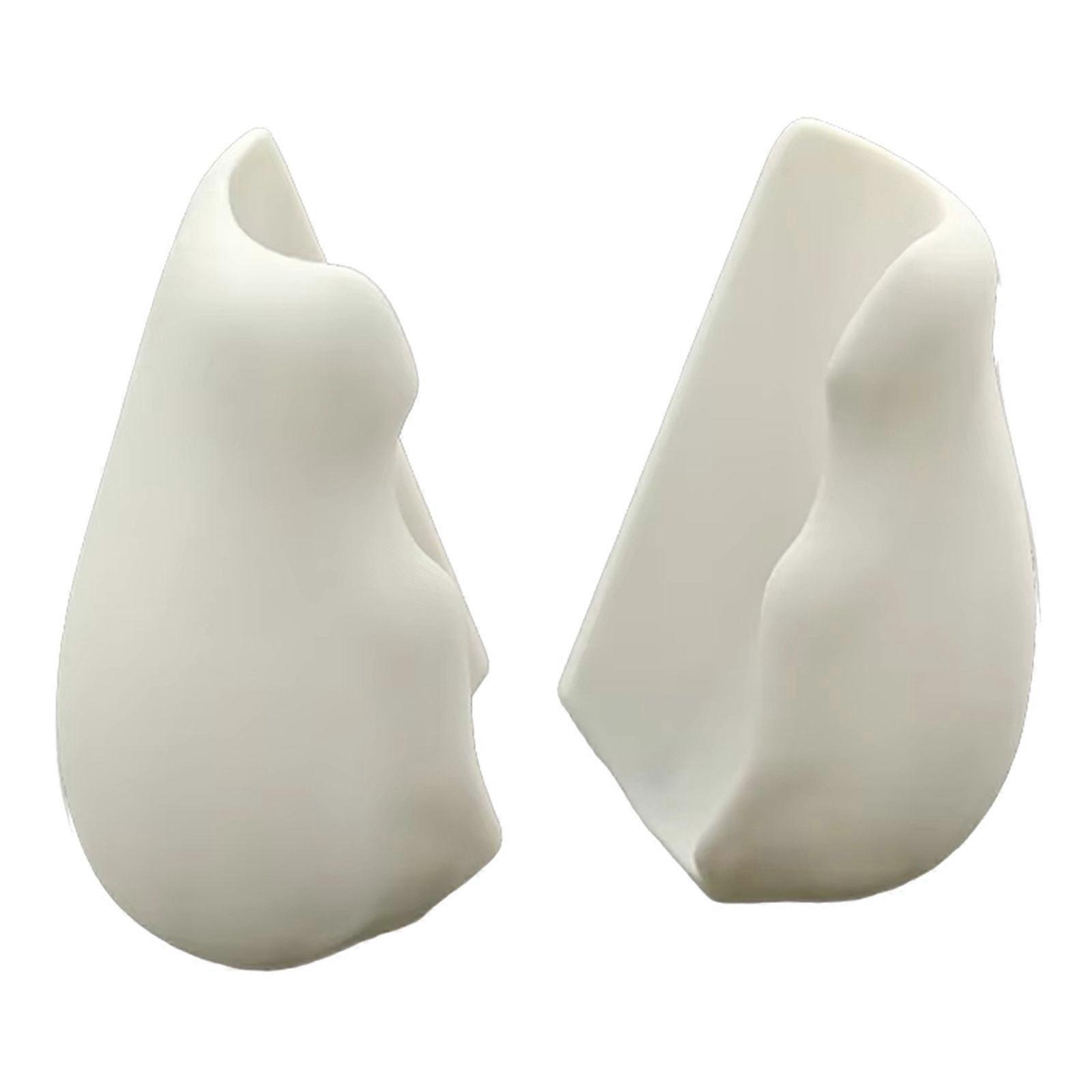 Ergonomic Handle Protective Shell Case Gamepad Grip Protector Plastic Cover for ROG Gaming Accessories Shockproof  White