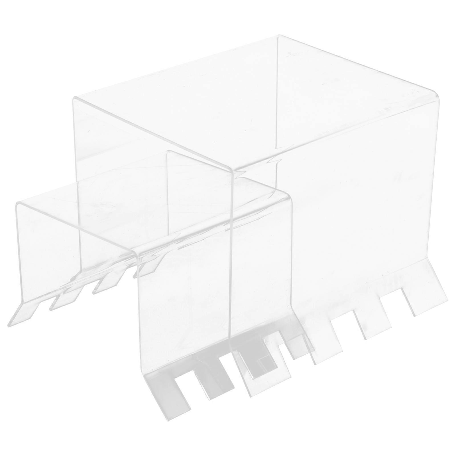 6 Pcs Space-saving Bag Holder For Food Preparation With Serrated Style In Transparent Color