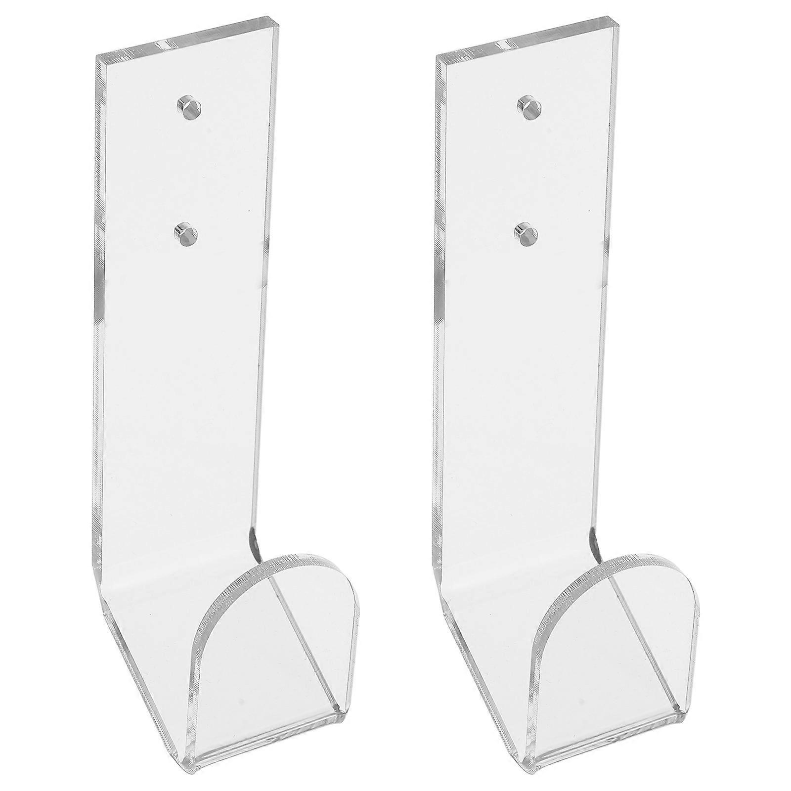 Keyboard Wall Mount Keyboard Wall Mount Organizer for Storage 2Pcs Transparent Acrylic