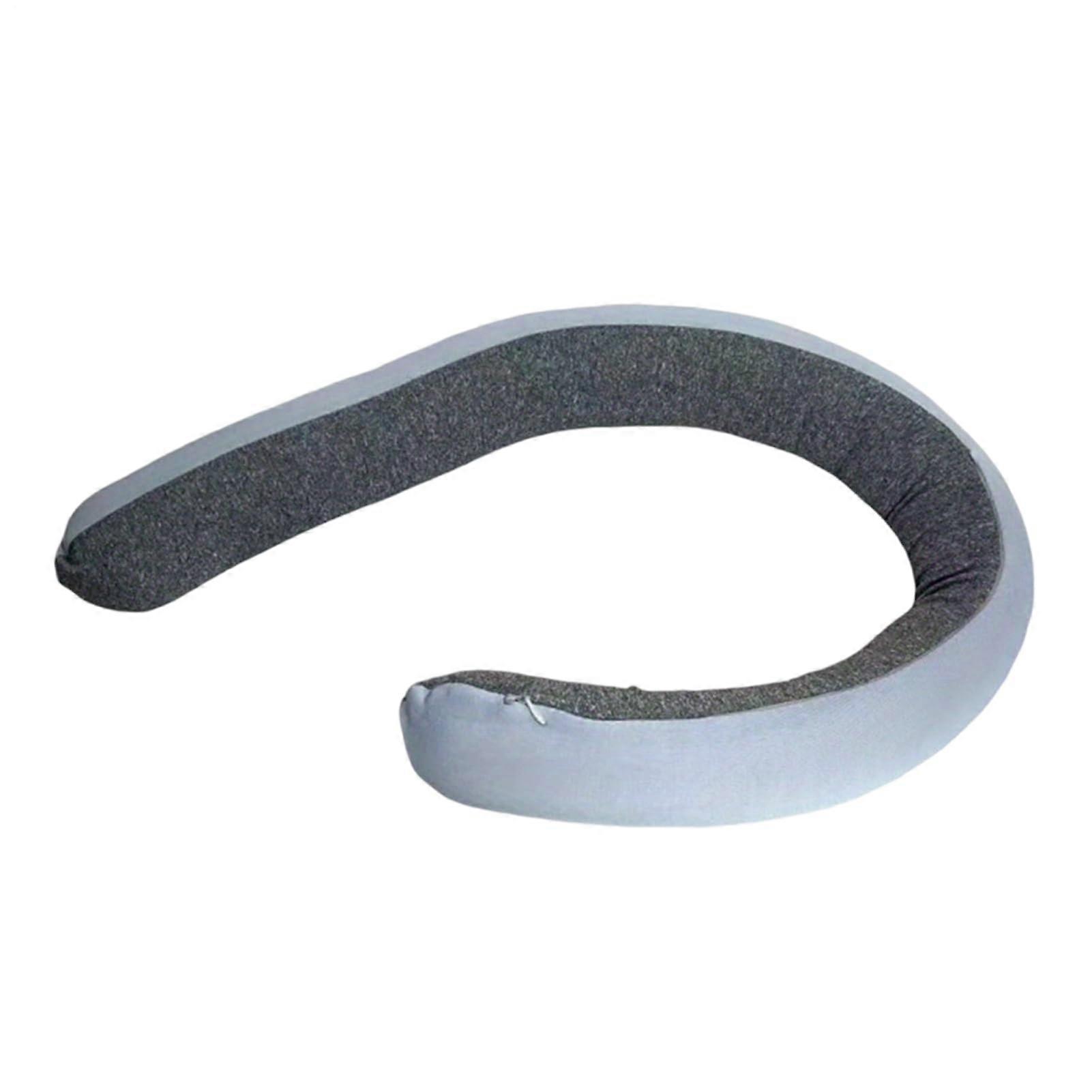 Travel Neck Pillow with Ergonomic Spiral Support Memory Foam, Adjustable Cushion, Washable Cover