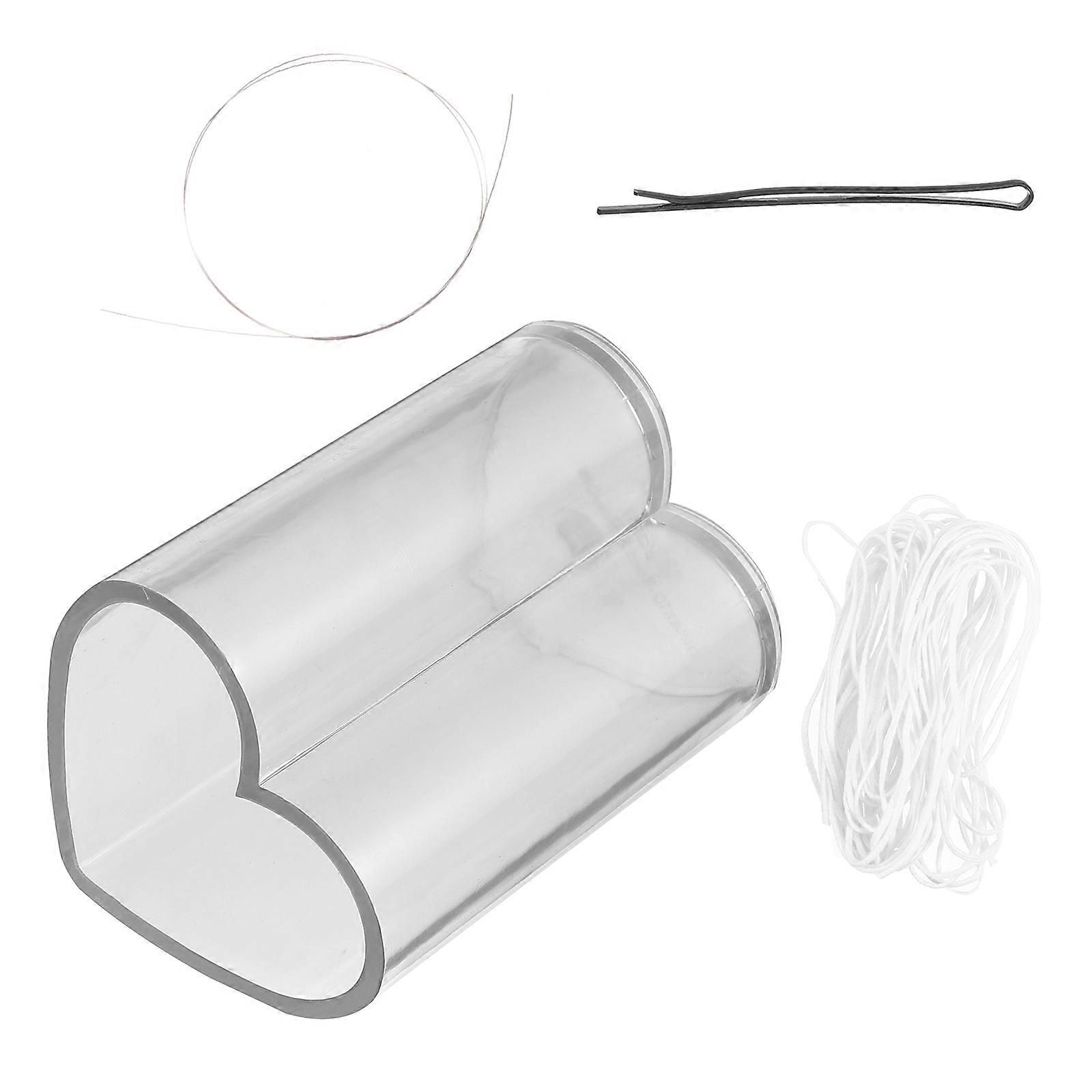 Heart Shape Mold Acrylic Mold for Candle Making 2Sets DIY Use