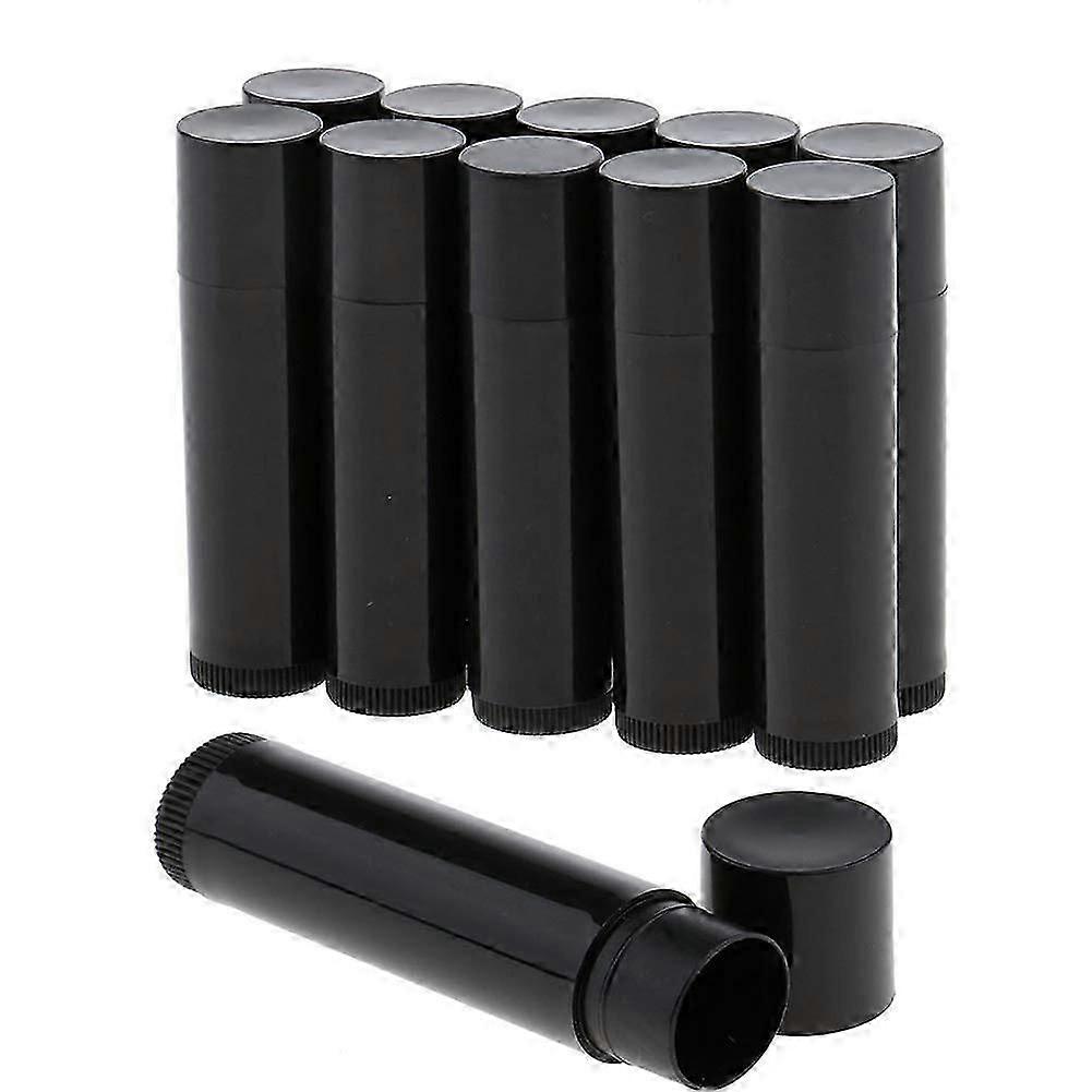 50 Pieces Empty Lip Balm Tubes Containers ,DIY Plastic Lips Balm with Cap