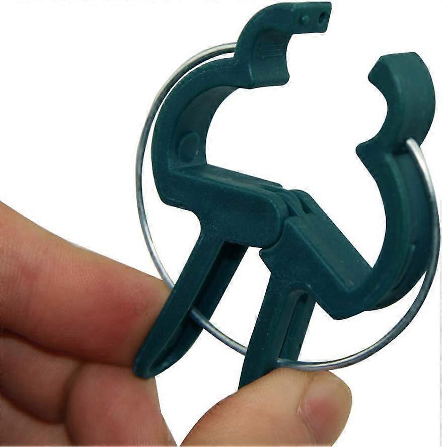 Plant Support Clips - Large Size - Spring Loaded Reusable Design - 20 Pack