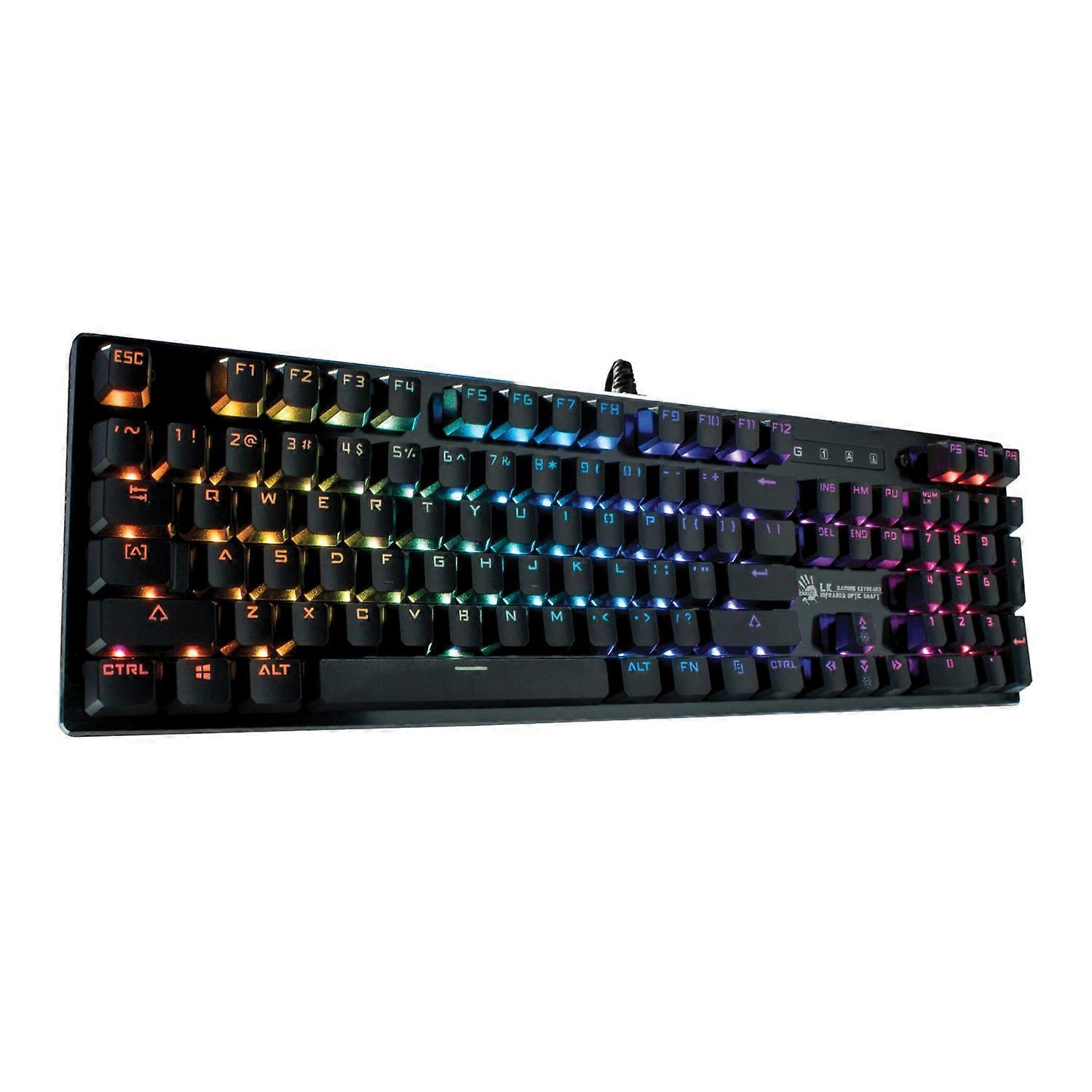 B820R RGB Mechanical Gaming Keyboard with Fast Optical Blue Switches and Water Resistant Design