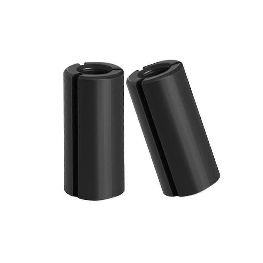 2 Pack 1/2 to 1/4 Router Collet Adapter Carbon Steel Bit Reducer Sleeve 12.7mm to 6.35mm