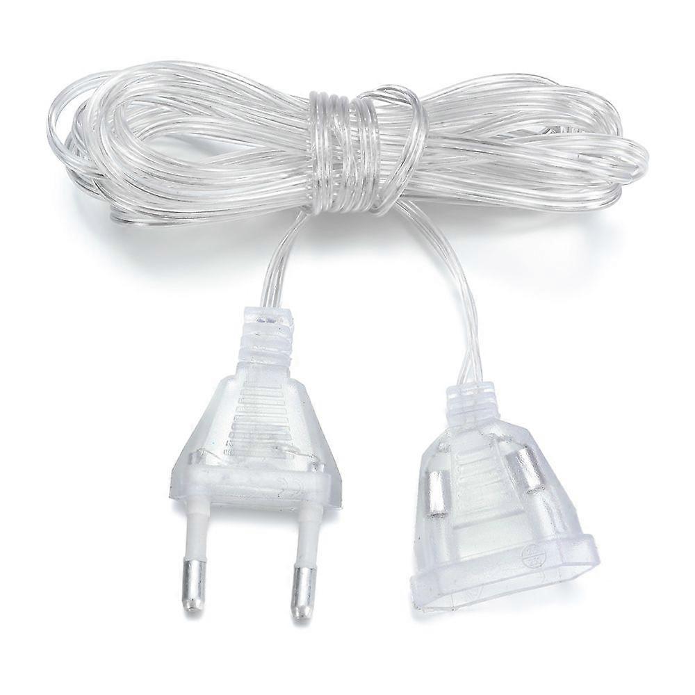 Lantern Line Transparent 3m With Switch Extension Cord 220V Cable Light String Extension Cord