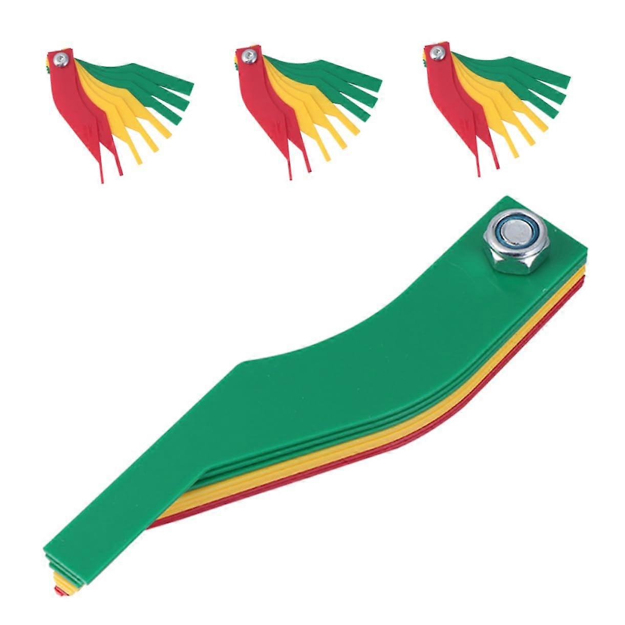 4pcs Brake Pad Thickness Gauge Set for Cars, Precision Wear Indicator Tool, Universal Fit