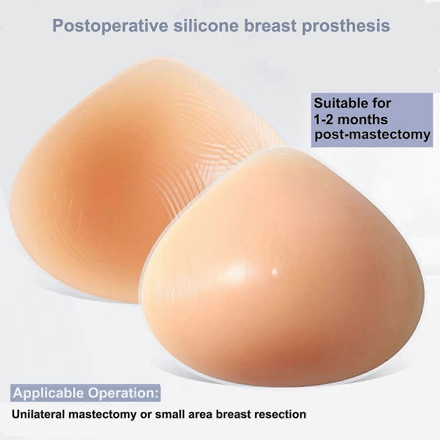 Silicone Breast Form Bra Enhancer Insert Pad Mastectomy Prosthesis One Piece