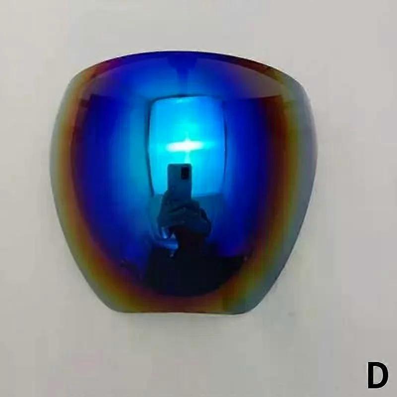 Masque facial de protection une pi��ce, int��gral, r��sistant aux UV, surdimensionn��, Punk, lunettes de soleil d'��quitation, coupe-vent, anti-p