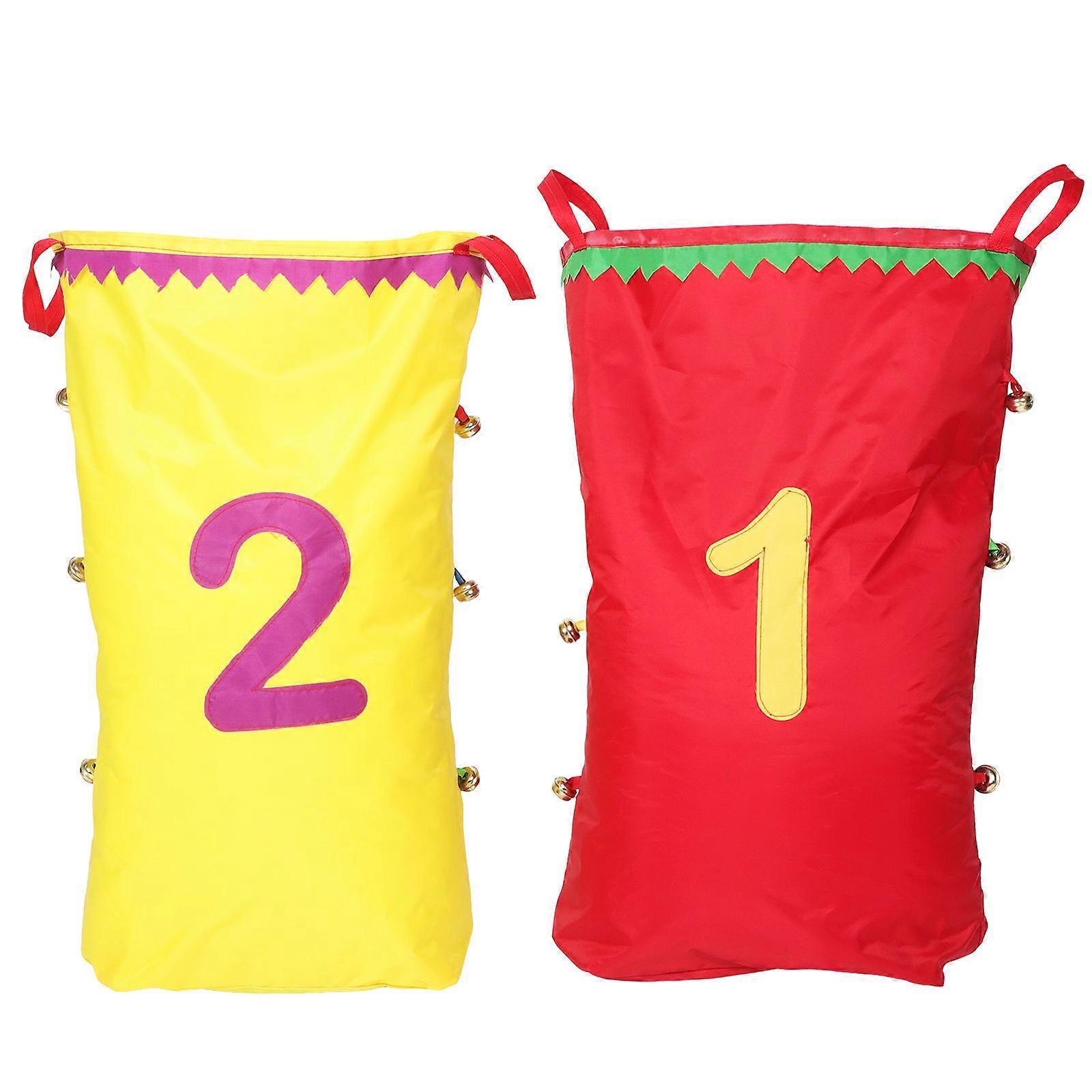 Outdoor Jumping Bag Sack Race Bag for Family Game 8Pcs Set