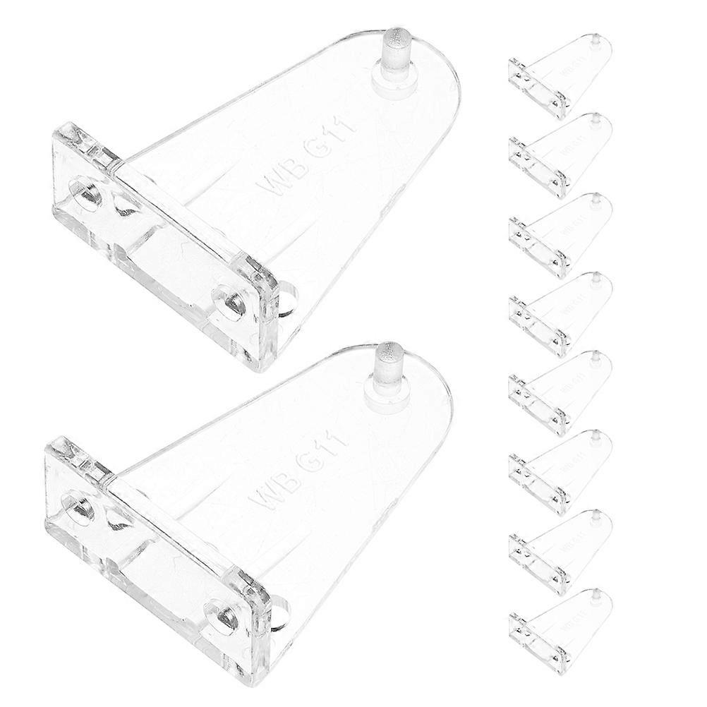 Blind Holder Clips Transparent Plastic for 12Pcs Window Blinds