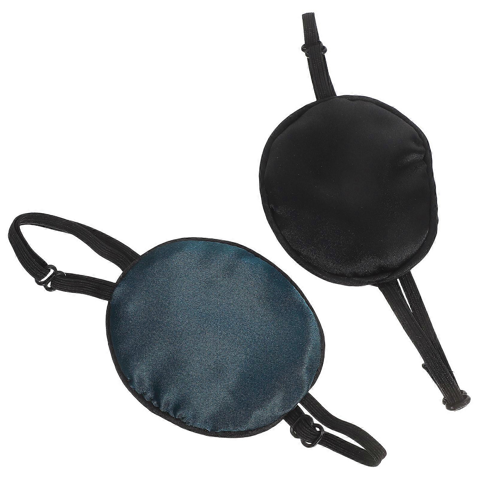 Single Eye Patch Pirate Design for Halloween and Amblyopia 2Pcs