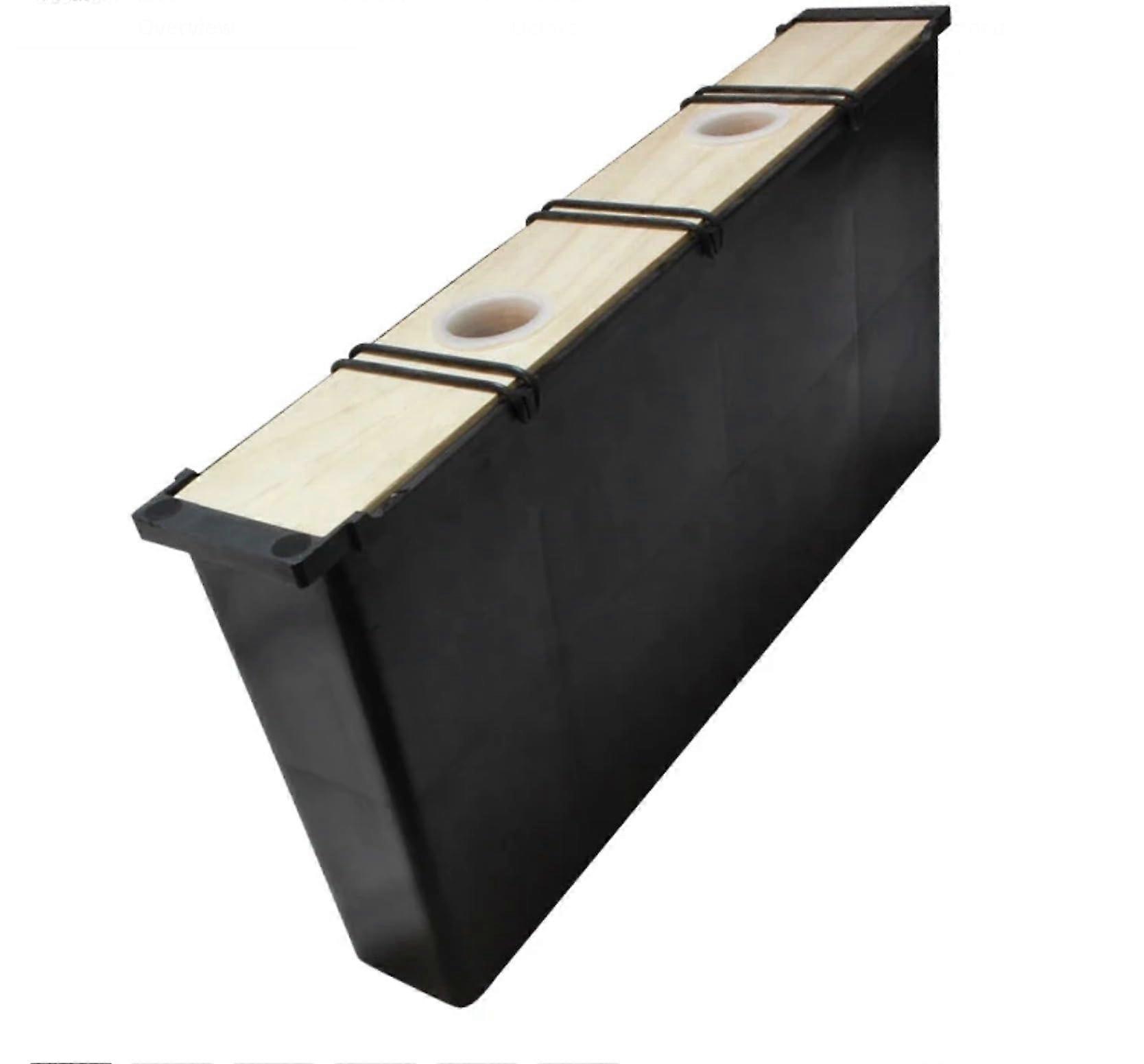 Bee Hive Feeder 6L Weatherproof Plastic Deep Frame with Lid and Safe Ladders for Beekeeping