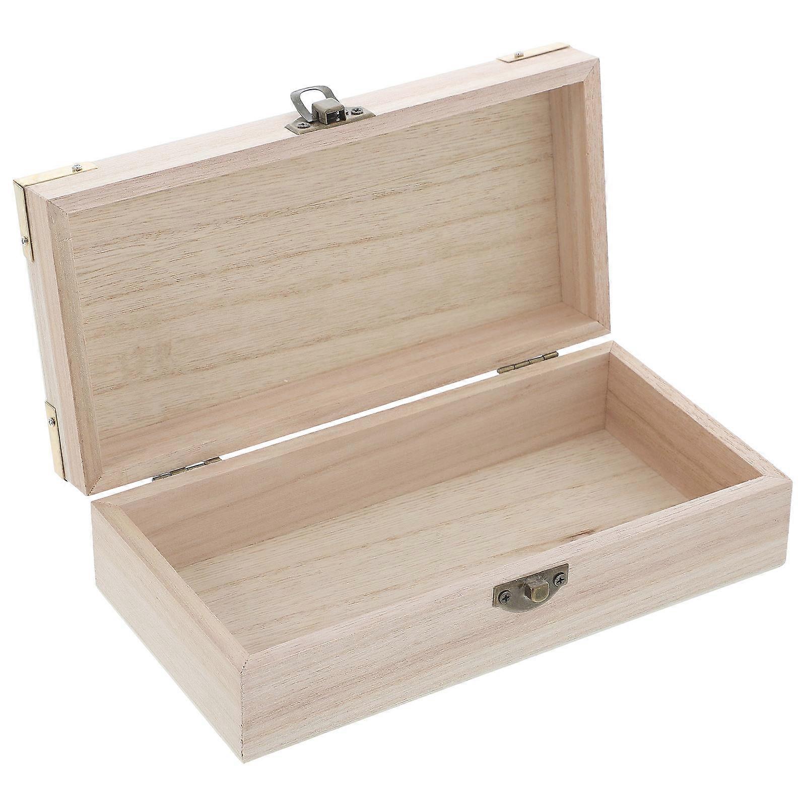 Wooden Pentagram Tarot Card Box for Card Storage Small Keepsake