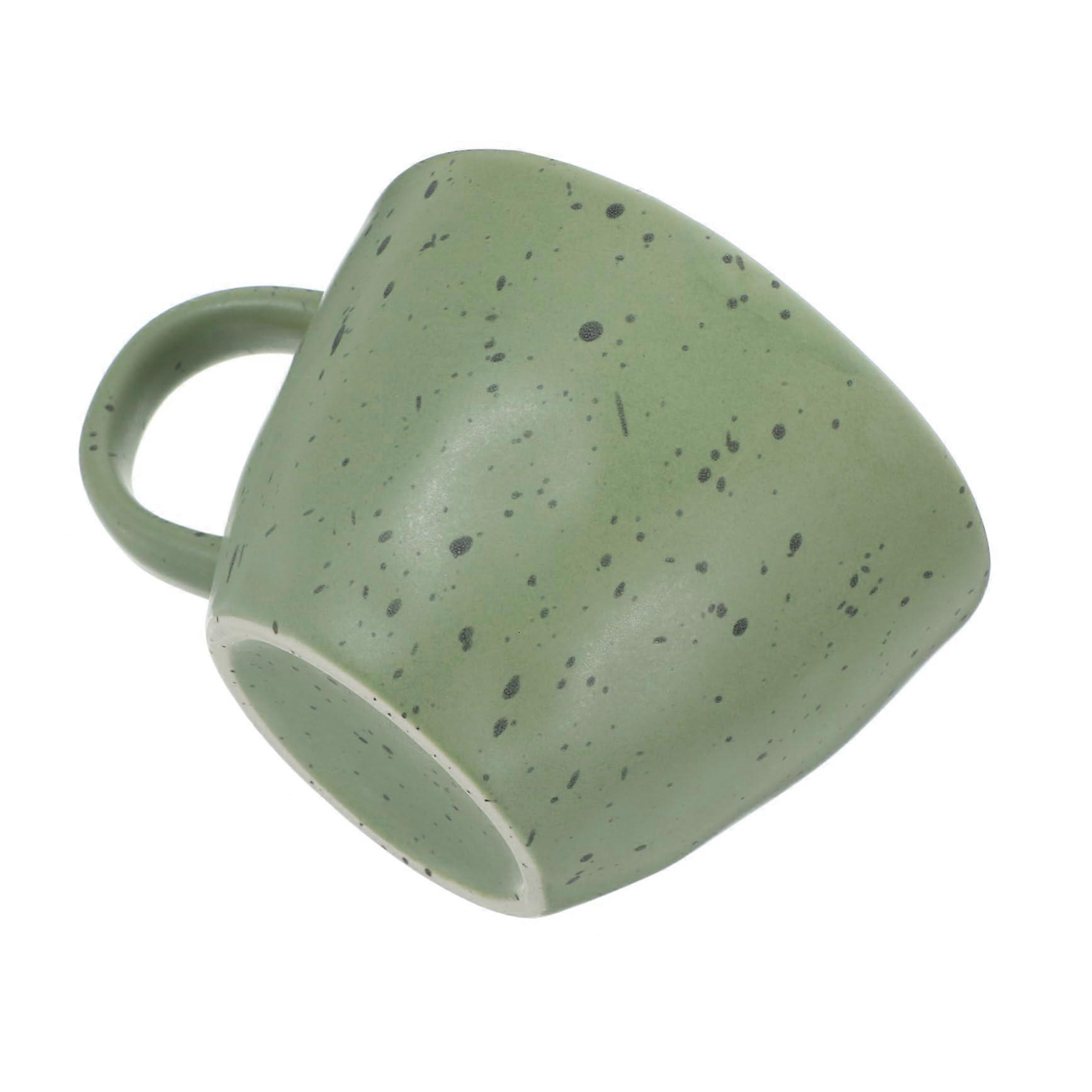 Ceramic Coffee Mug with Handle Stylish Ink Splash Design for Hot and Cold Drinks GiftReady