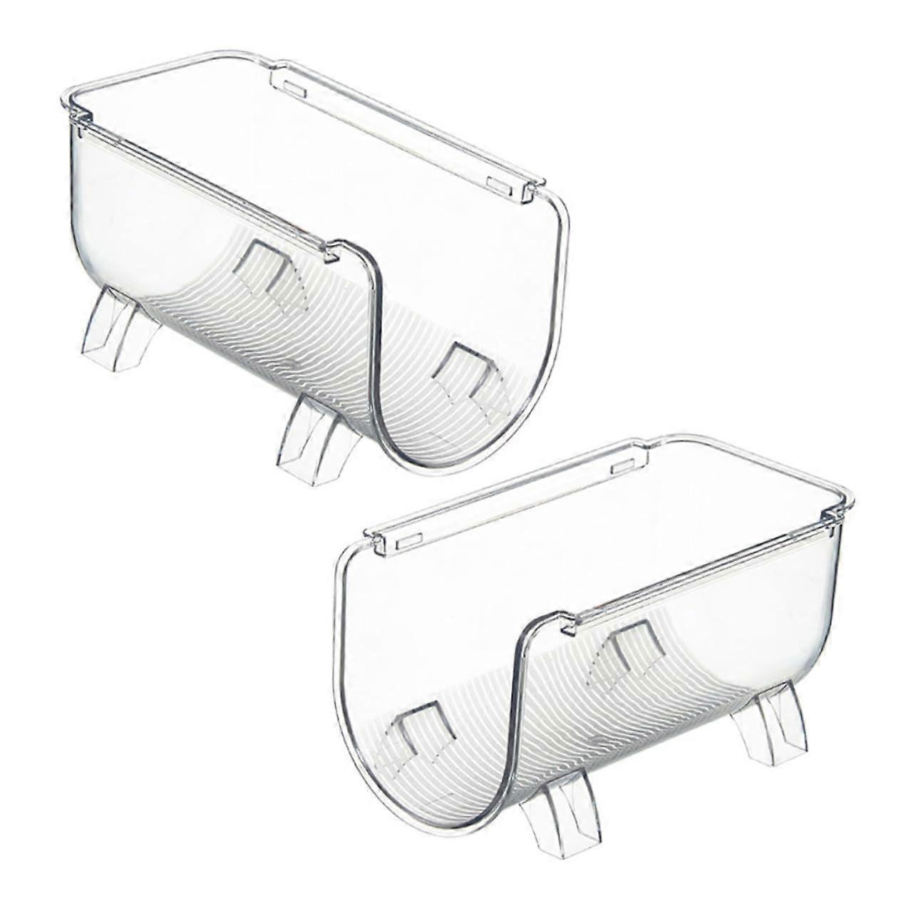 2pcs Stackable Water Bottle Organizer Rack for Fridge Pantry Kitchen Cabinet Storage