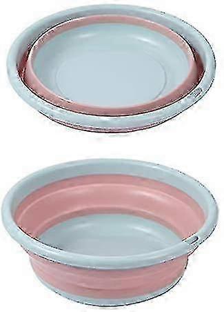 Portable Foldable Silicone Wash Basin ( Powder, Medium Size) 25-26