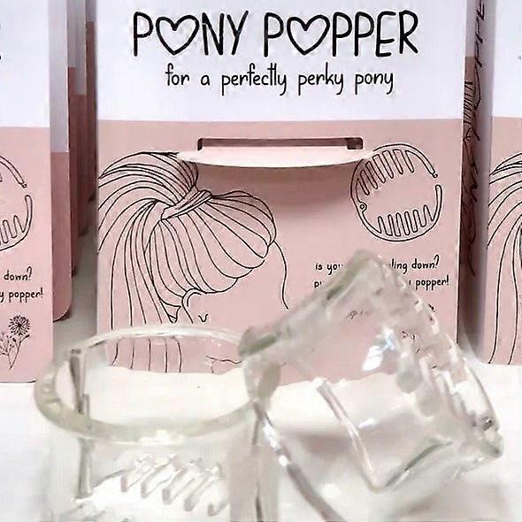 Mini pince à queue de cheval - Attache-queue de cheval haute pour volume et maintien - Outil pour cheveux épais et longs - Pince à cheveux facile à utiliser