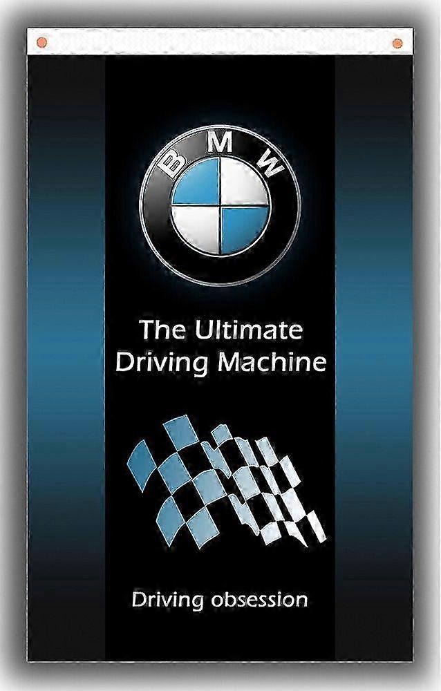Bmw Driving Obsession Wall Decor Flag One-sided Shape 070