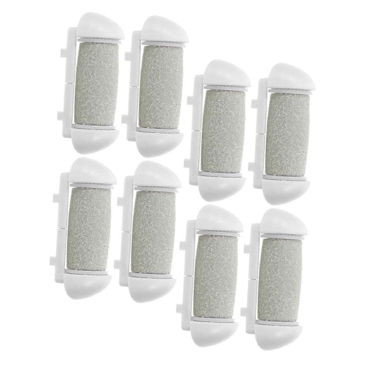 Electric Foot File Rollers 8pcs Coarse Sanding Pedicure Replacement Heads for Callus Removal