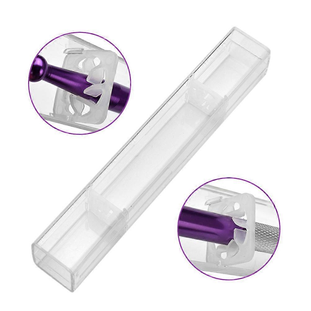 Pen Case Eyebrow Microblading Pen Storage Box for 2Pcs Transparent Holder